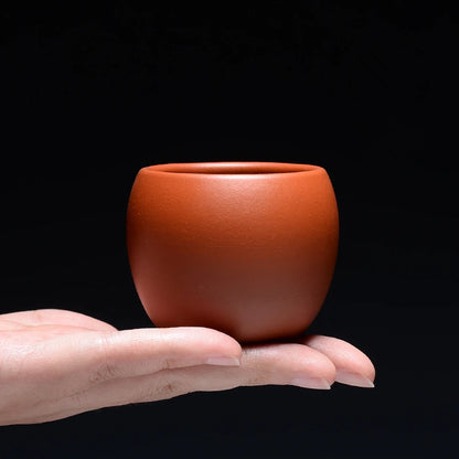 real yixing zisha tea cup marked dahongpao clay master cups original ore redstoneware serving cup tea coffee cup set 60ml