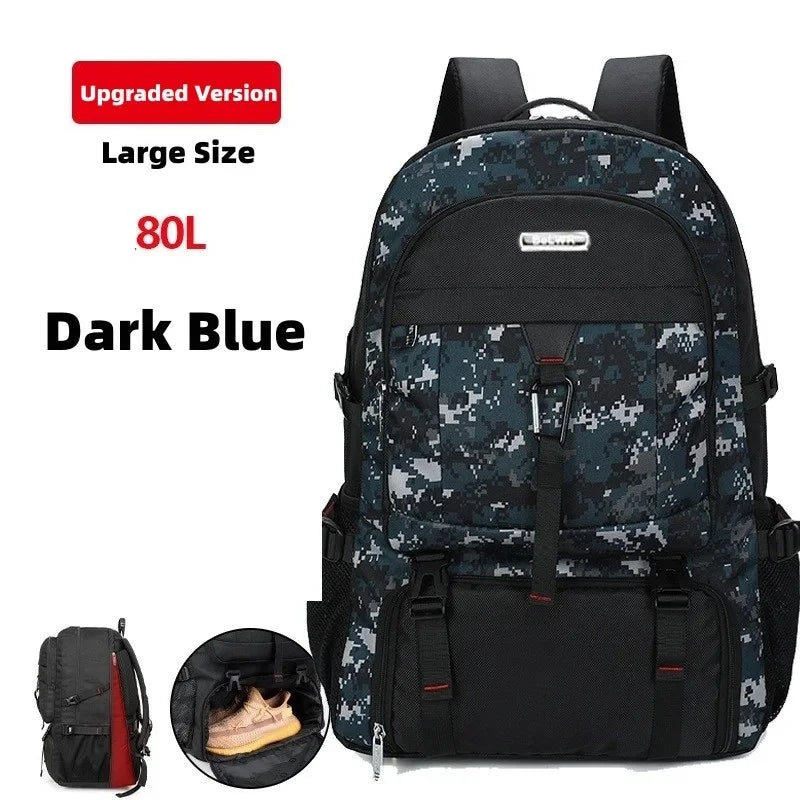 s 2024 New Travel 's Outdoor Mountaineering Luggage Bag 50L/60L/65L/80L Backpack For Men