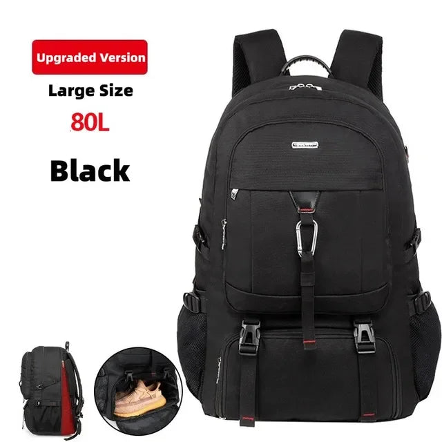 s 2024 New Travel 's Outdoor Mountaineering Luggage Bag 50L/60L/65L/80L Backpack For Men
