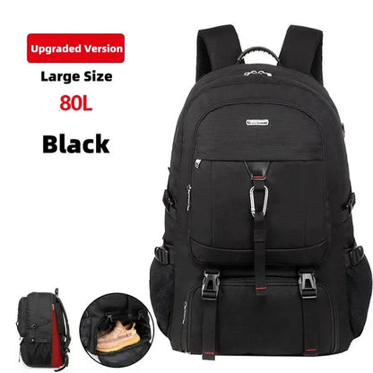 s 2024 New Travel 's Outdoor Mountaineering Luggage Bag 50L/60L/65L/80L Backpack For Men
