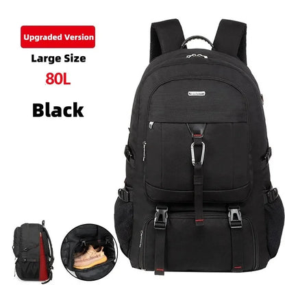 s 2024 New Travel 's Outdoor Mountaineering Luggage Bag 50L/60L/65L/80L Backpack For Men