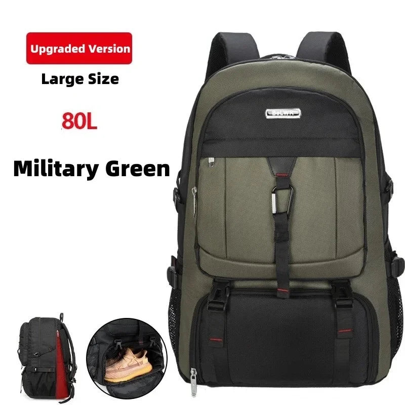 s 2024 New Travel 's Outdoor Mountaineering Luggage Bag 50L/60L/65L/80L Backpack For Men