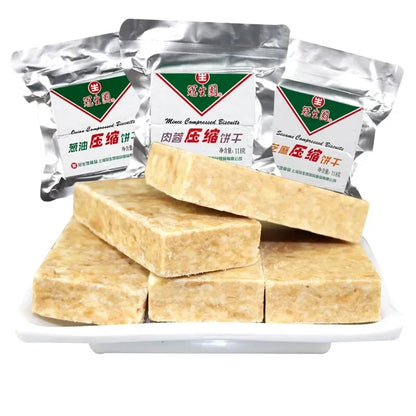 Compressed Crackers Outdoor Chinese Snacks 118g*5 bags Mixed Flavor Raw Sauce