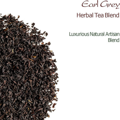 Earl Grey Bergamot Black Tea - Premium Breakfast Tea with Real Bergamot Oil 250g