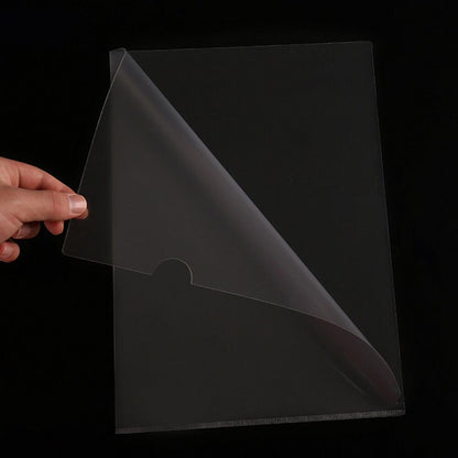 Document Protector 30Pcs A4 PP Plastic Paper Files Clear Cut Flush Folder Sheets