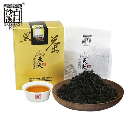 200g Anhua Baishaxi High Quality Tribute Tianjian Dark Tea Loose Tea