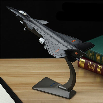 NEW Chengdu J-20 Alloy Stealth Fighter Aircraft Airplane Diecast Model Kids Gift