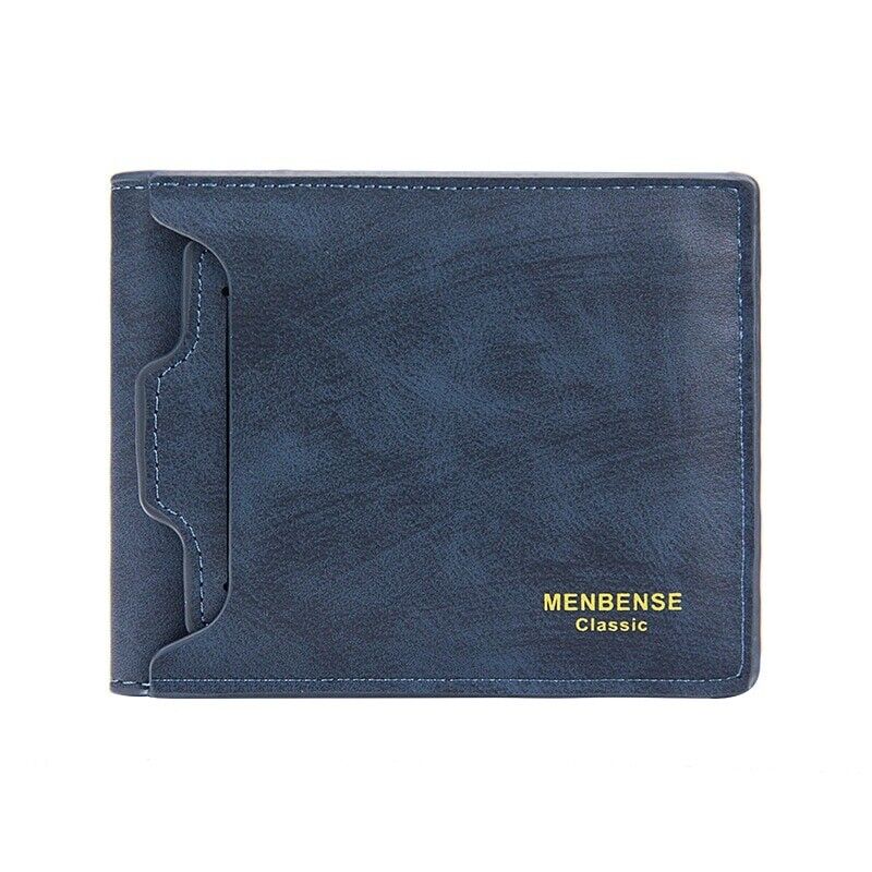 Men Money Bag Fashion Soft Leather Mini Card Holder Hasp Coin Pocket Slim Wallet