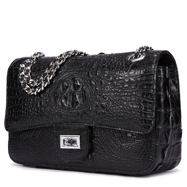 Handcrafted Real Animals Siamese Skin Leather Women's Crossbody Shoulder Bags