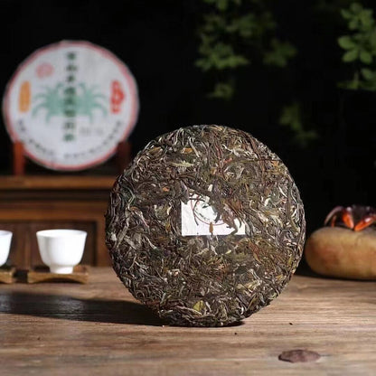 357g Yunnan Raw Pu-erh Cake Tea 2021 Jingmai Puer Raw Cake Tea Premium Puerh Tea