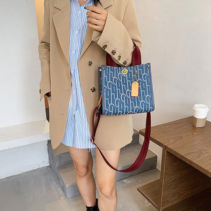 Tote Bag Shoulder Crossbody Bags Letters Women's Handbags Travel Storage