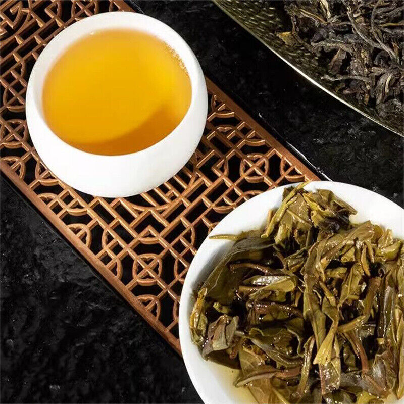 Organic Puerh Tea Menghai Old Tree 357g Pu-erh Raw Tea Round Cake