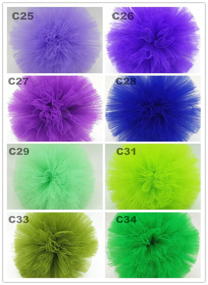Party Decoration 5Pcs Tulle Pompom Birthday Wedding Baby Shower Venue Decor 20cm