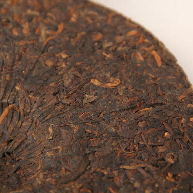 Menghai Early Spring Ripe Puer Nannuo Mountain Qizi Tea Cake 357g Shu Puer