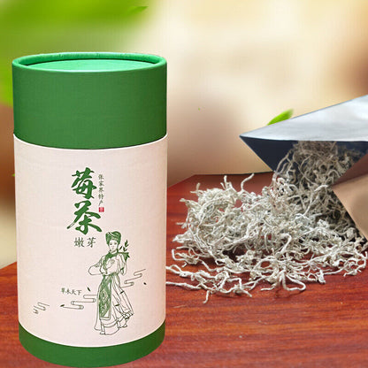 Selected Zhangjiajie Berry Tea 张家界莓茶罐装土家茅岩霉茶芽尖藤茶龙须梅茶嫩芽50g