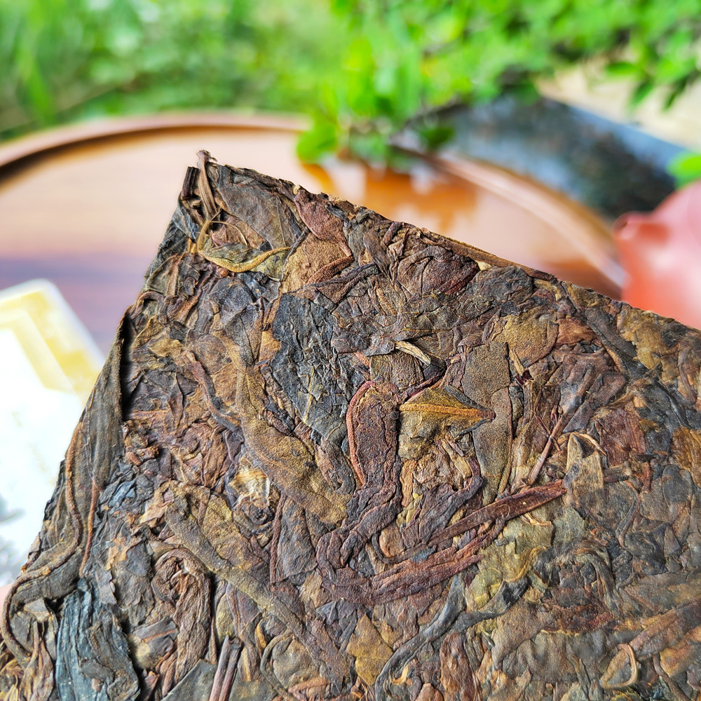 200g Yunnan Ripe Pu-erh Tea Chinese Cooked Tea Brick Ancient Tree Puer Black Tea