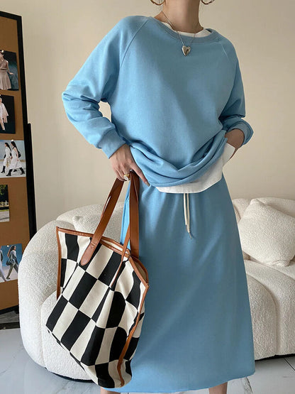 Sweater Dress Suit Fashion Ladies Suit 2023 Spring and Autumn New Style
