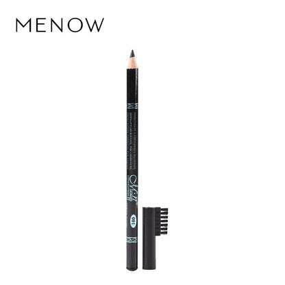 MENOW Makeup Eyebrow Pencil with Eyebrow Comb Waterproof Eye Cosmetic Sticker
