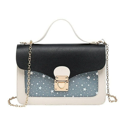 Mini Square Pack Shoulder Bag Star Sequin Crossbody Bag Clutch Wallet Handbags
