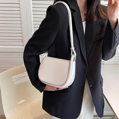 2023 Winter PU Leather Women's Handbag Short The Latest Shoulder Crossbody Bags