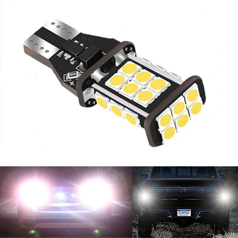 LED Super Bright Reversing Light Car Backup Reserve Lights Tail Lamp Xenon 2Pcs