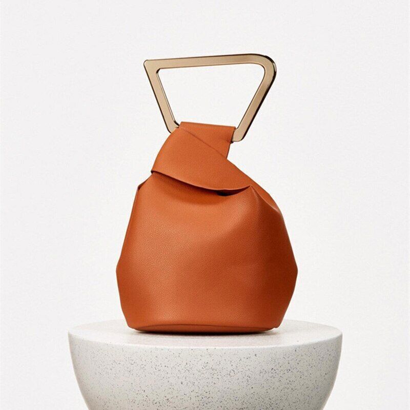 PU Leather Women's Handbag Bucket Bags Ladies Evening Clutch Purses Mini Tote