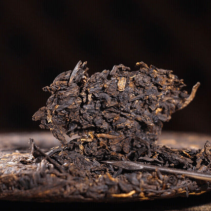 2021 CHINATEA Classic 8571 Yunnan Chi Tse Beeng Cha Pu-erh Tea Cake 357g Ripe