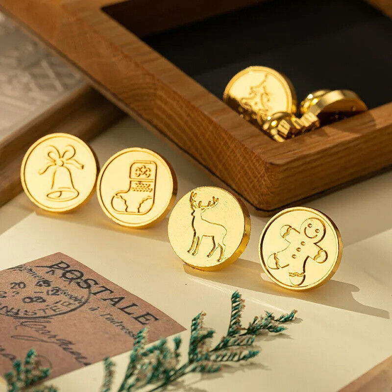 Wax Seal Stamp Head Metal Invitation Greeting Card Wedding Styling Tools 8-24Pcs
