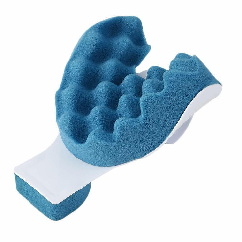 Neck and Shoulder StretcherRelaxerCervical Chiropractic Massage Traction DevicePillow-