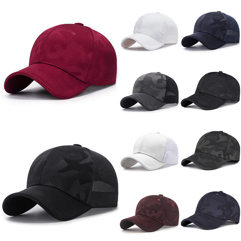 Men Camouflage Baseball Caps Sun Hat Outdoor Hunting Sport Cap For Mens Womens