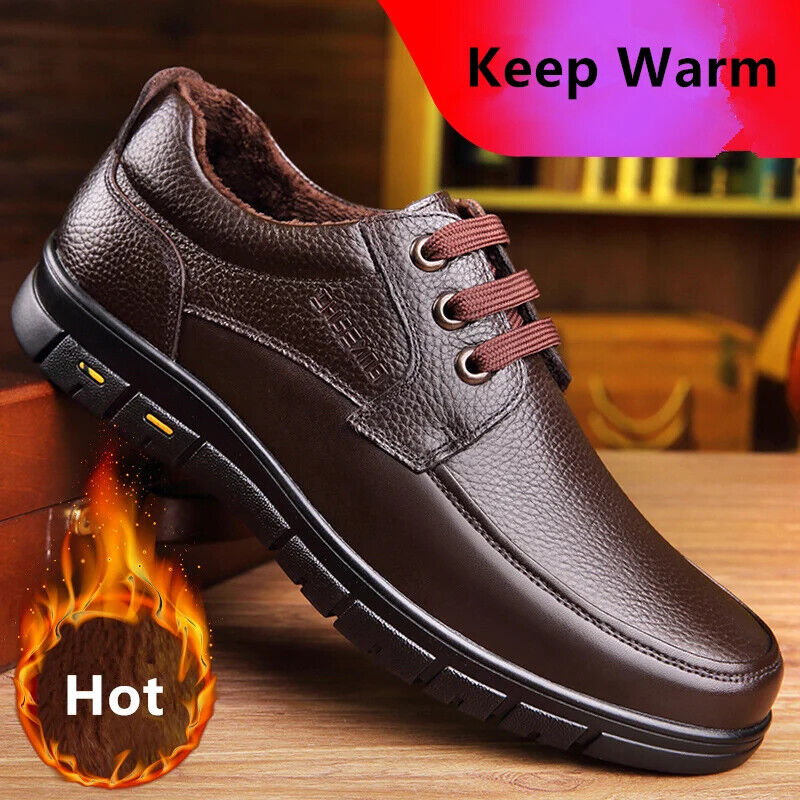 Men's Genuine Leather Handmade Shoes Office Loafers Man Business Shoes