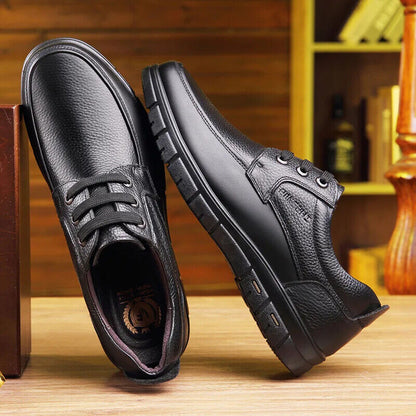 Men's Genuine Leather Handmade Shoes Office Loafers Man Business Shoes