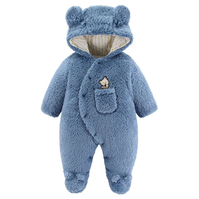 Infant Girl Overall Jumpsuit Spring Autumn Hooded Baby Months Newborn Clothes