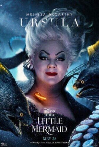 The Little Mermaid Movie Poster Wall Deco Ursula Melissa McCarthy Poster