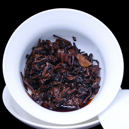 350g Zhonghong Yin Brown Mountain Tea Bag of Dragon Ball Ripe Pu'er Tuo Tea