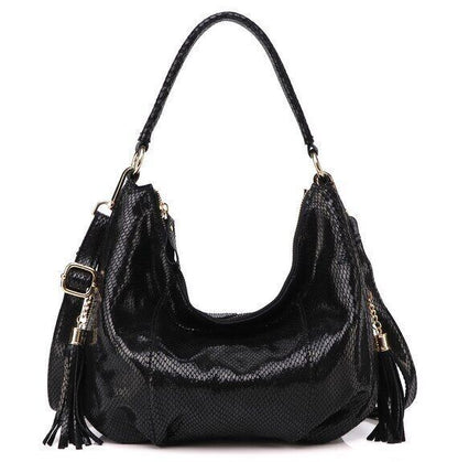 Leather Shoulder Bag Handbag Female Stylish Tote Hobos Cross Body Bags
