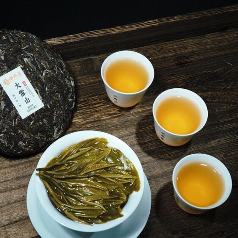 100g Big Snow Mt. Yunnan Xiaguan Puer Gold Silk Cha Pu-erh Pu'er Brick Tea