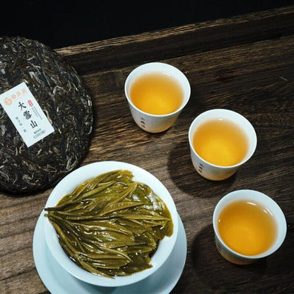100g Big Snow Mt. Yunnan Xiaguan Puer Gold Silk Cha Pu-erh Pu'er Brick Tea