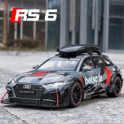 1:24 Audi RS6 Avant Station Wagon Diecast Model Car Toy Vehicle Collection Gift