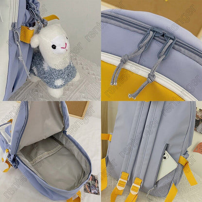 Laptop Backpack Women Bag Ladies Travel School Bag Student Female