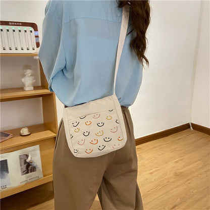 Women Crossbody Bag Classic Cute Shopping Shoulder Bags Casual Canvas Polyester