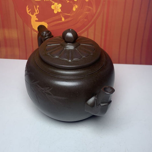 Vintage Chinese Yixing Purple Clay Teapot Zisha Ceremony Fashion Gift Teaware