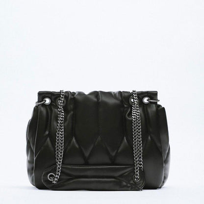 Bag High Quality Leather Chain Messenger Bag Handbag Bag Ladies Bucket Bag 1 PC