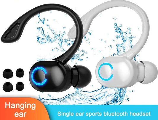 Bluetooth 5.2 Wireless Headset Driving Trucker Earbuds Noise Cancelling Earpiece