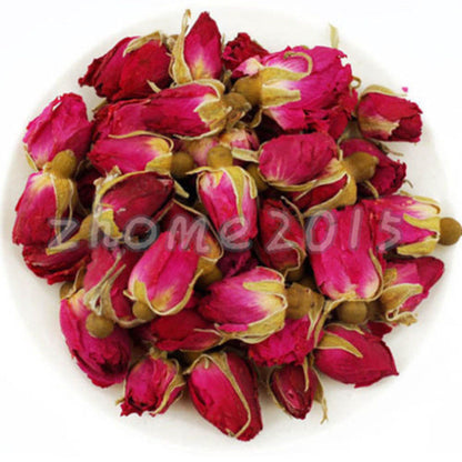50g Organic Red Rosebud Rose Buds Flower Floral Herbal Dried Health Tea Tasty