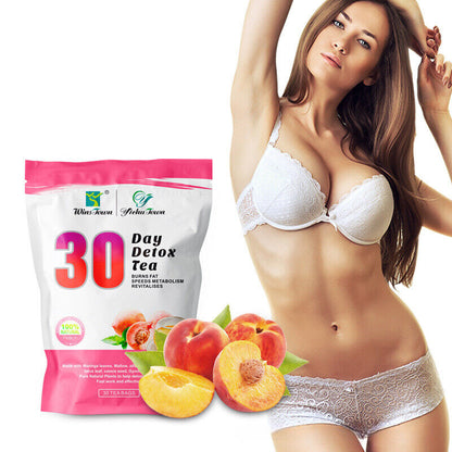 30 Day Detox Tea Fruit Fat Loss Tea Slimming Tea Peach Tea 90g