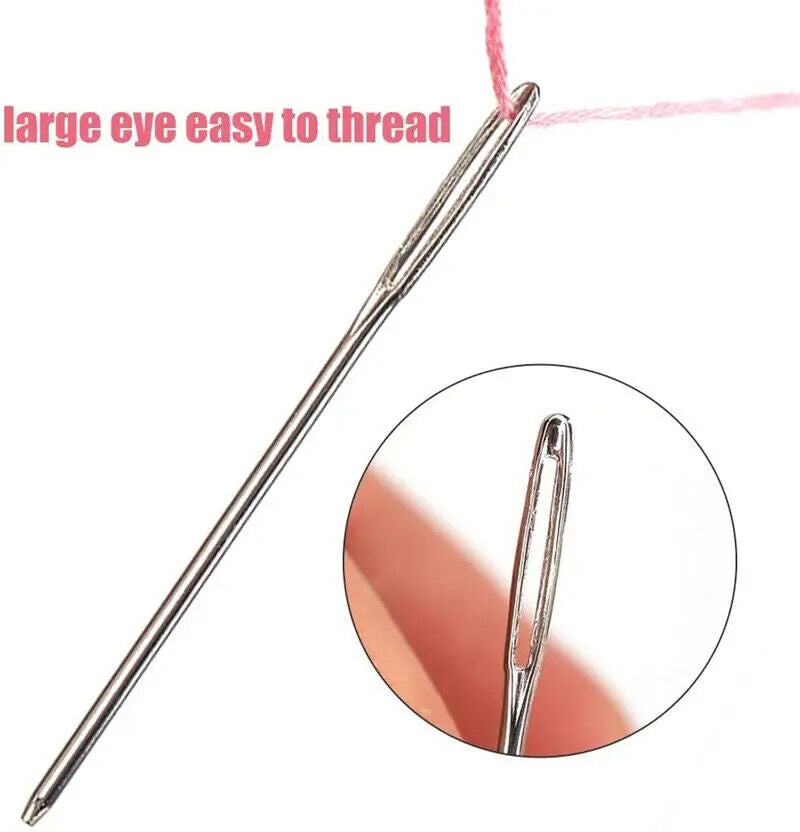 9-20Pcs Leather Sewing Needles Awl Shoe Repair Stitching Tool Sewing Accessories