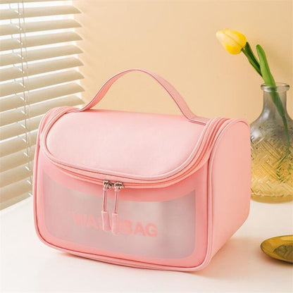 Travel Waterproof Cosmetic Bags Hook Wash Makeup Pouch Organizer Storage Cases