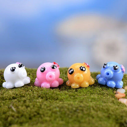 Mini 8pcs Small Octopus Decoration Supplies Moss Micro Landscape Garden Deco