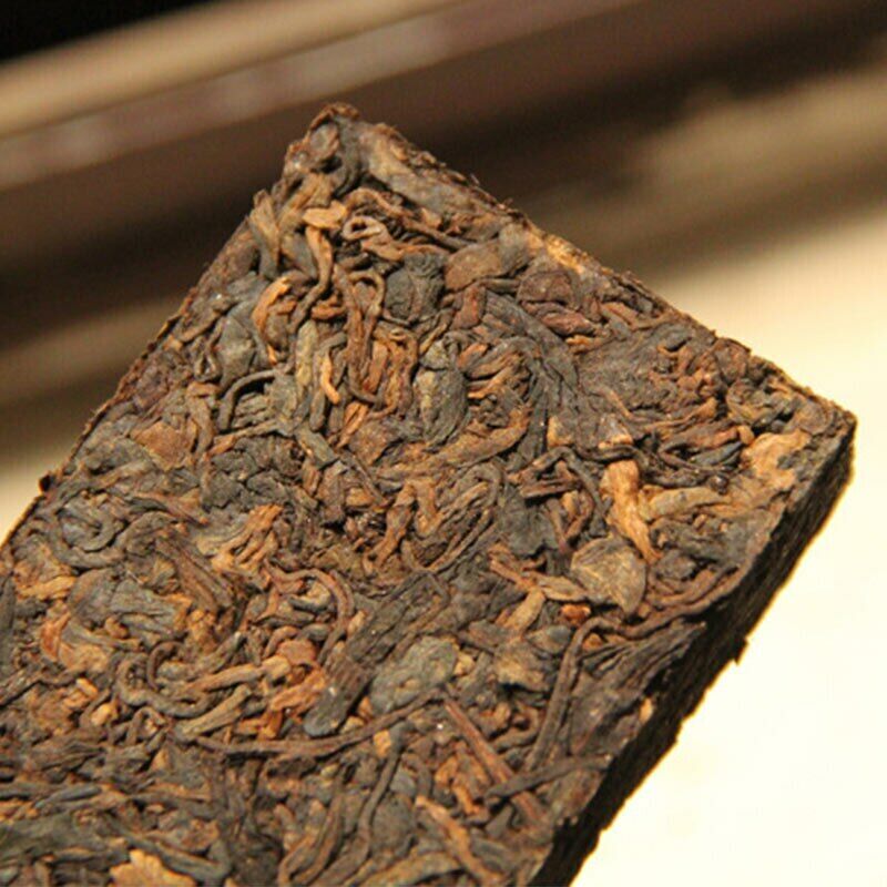 55g Yunnan Natural Ancient Tree Ripe Puerh Tea Gold Brick Mini Puer Tea Brick